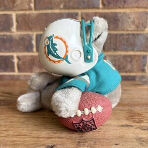 Vintage 1983 Miami Dolphins NFL Huddles Plush Number 0 Tudor Games